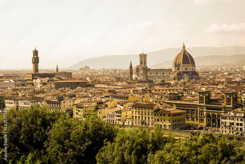 Naklejka premium Cityscape of Florence, Italy