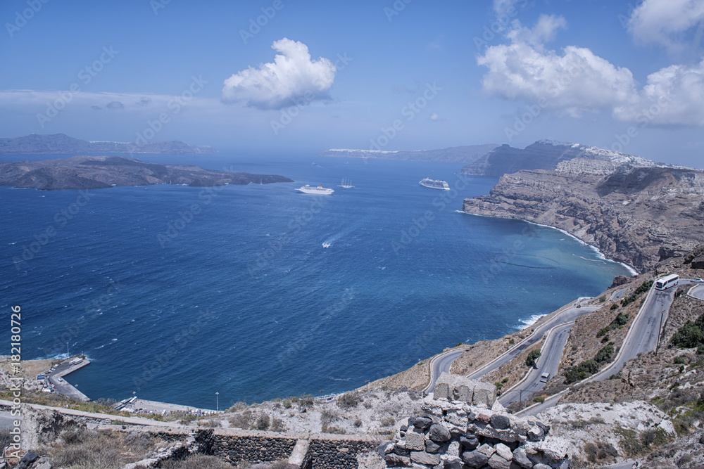 Coastal Cliffs in Greece