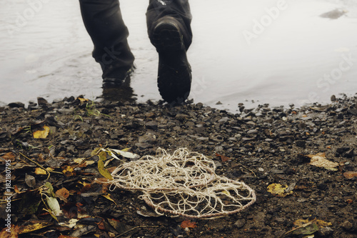 Man is Leaving His Nets-christianity concept