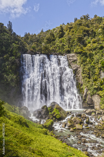 Marokopa Falls  Waitomo Dsitrict  Waikato Region  New Zealand.