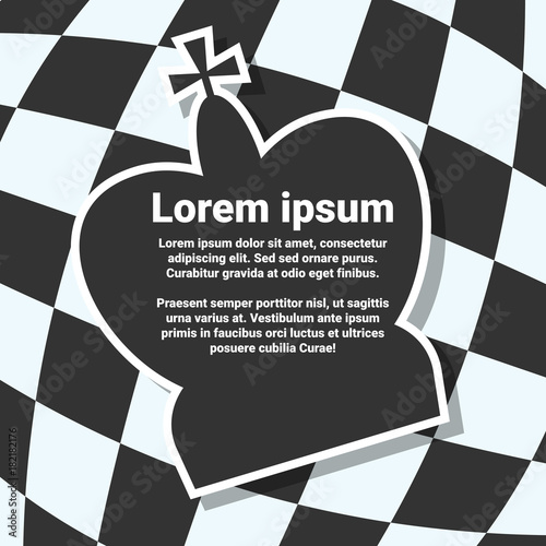 Chess conception. Vector