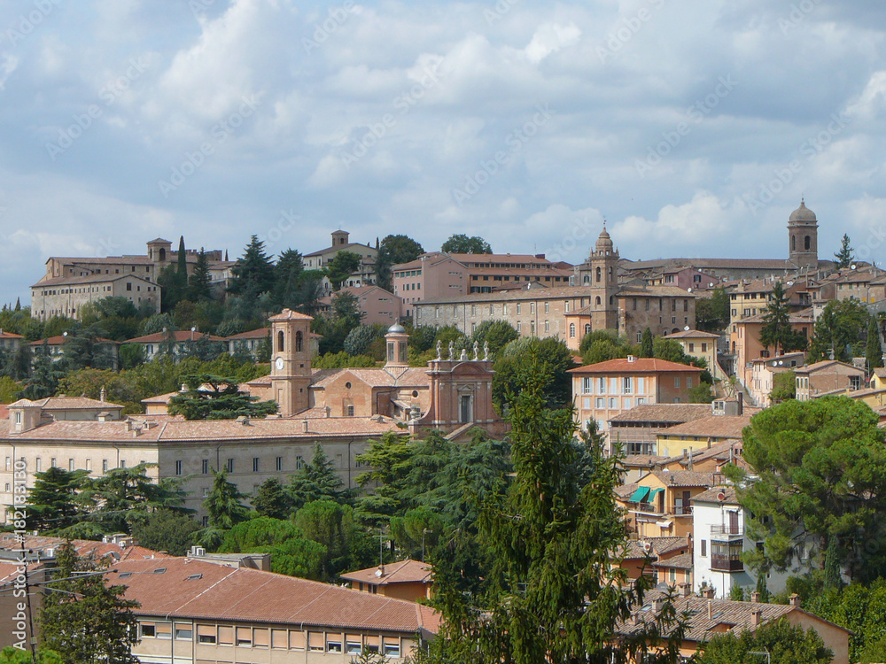 View of the city of Perugia