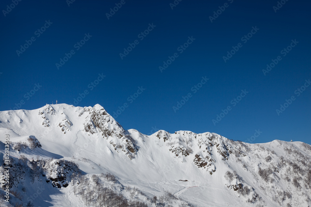 Beautiful landscape in mountains of Caucasus