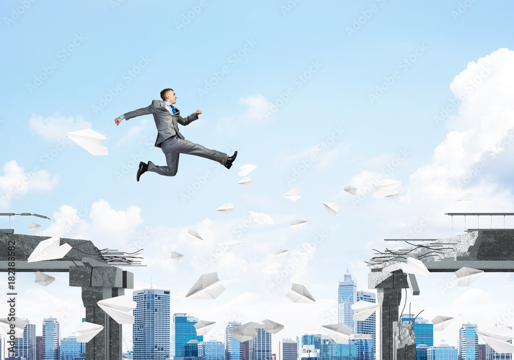 Problem and difficulties overcoming concept. Problem and difficulties overcoming concept.