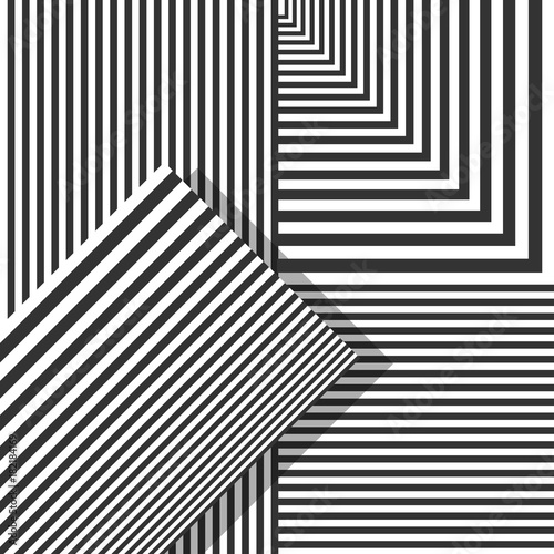 Abstract striped background. Vector