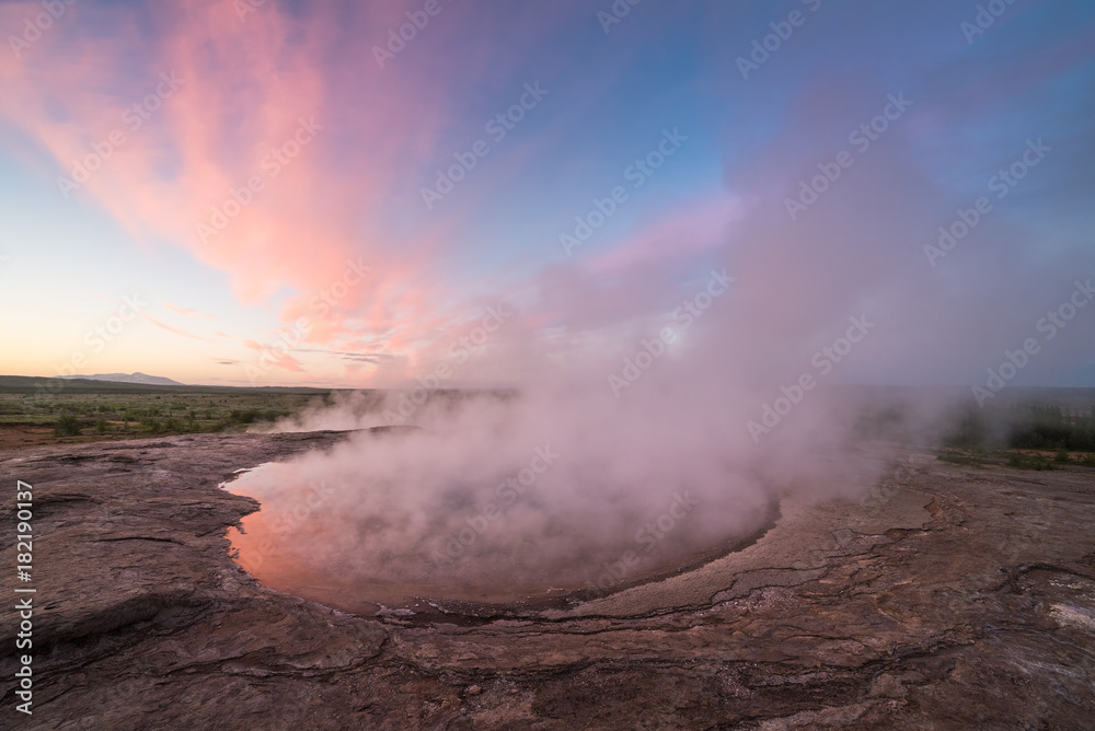 Valley of Geysers in Iceland