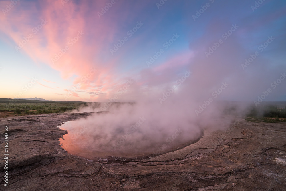 Fototapeta premium Valley of Geysers in Iceland