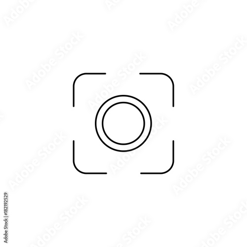 focus line vector icon