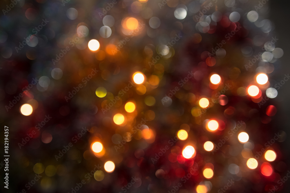 new year christmas background bokeh