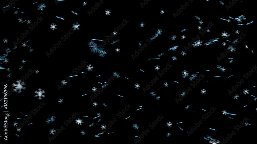 Realistic snow in 4K. 3d rendering background Realistic snow in 4K. 3d rendering background