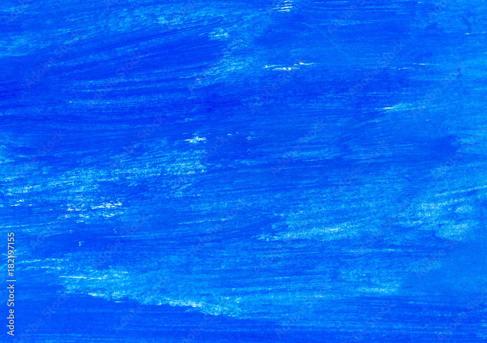 Blau Wasserfarben muster pinselstrich