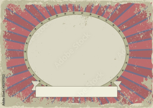 grunge vintage background with decorative frame