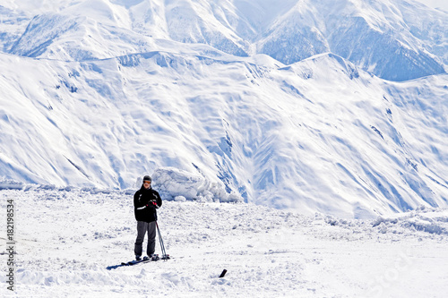 skier in the Alps