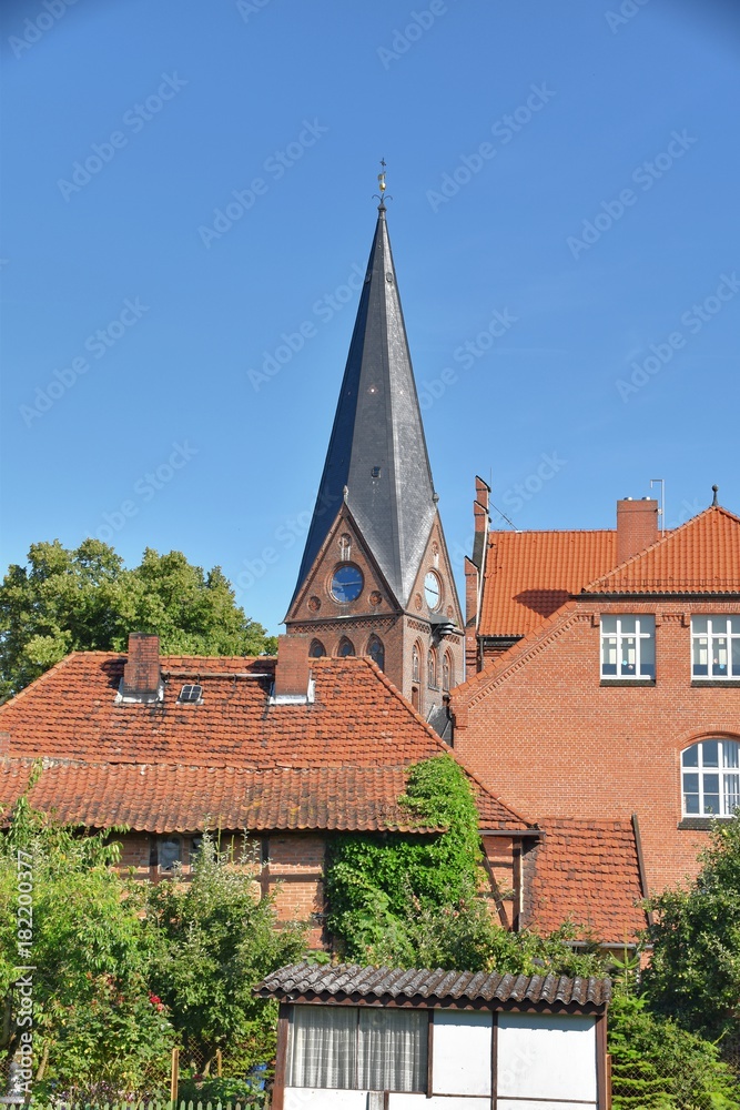 Fototapeta premium Kirchturm Hagenow