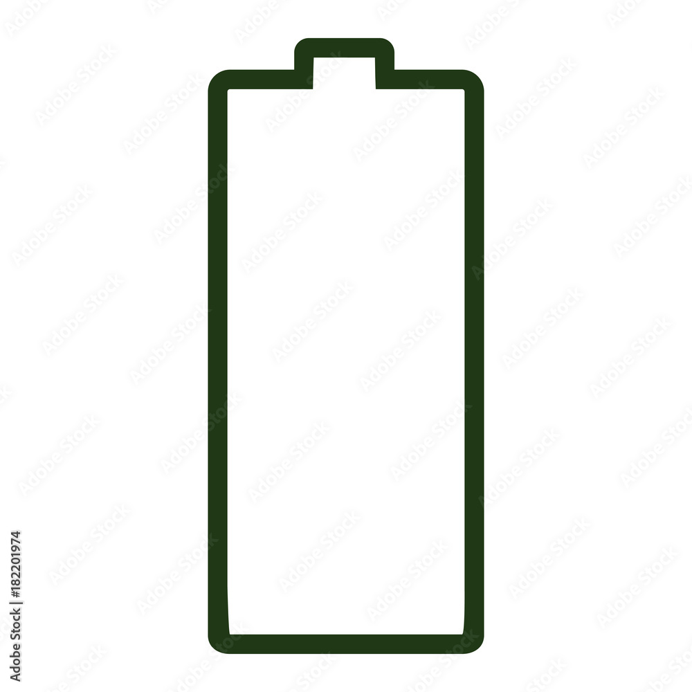 Isolated battery icon Isolated battery icon