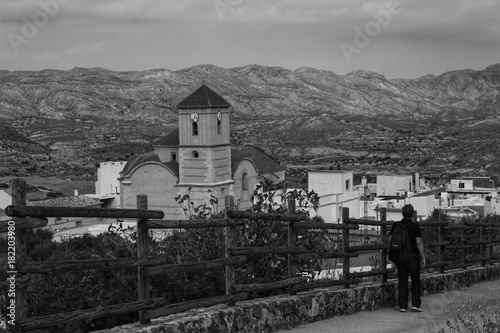 Street of Lucainena de las Torres, Spain photo