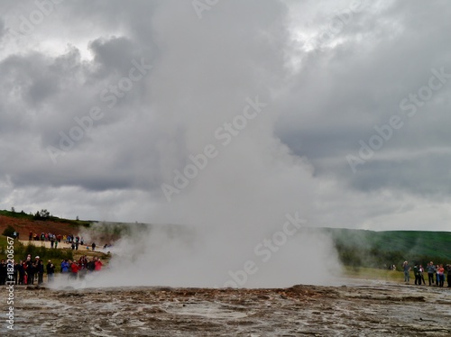 Großer Geysir auf Island photo