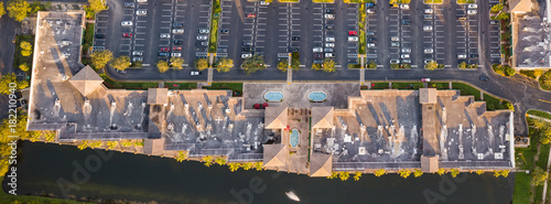 Canvas Print South Florida Urban Aerial Photography