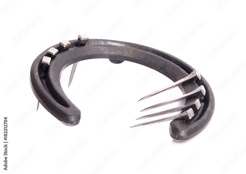 horseshoe isolated on white background