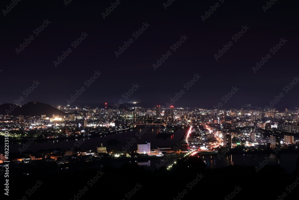 五台山展望台からの夜景 五台山展望台からの夜景