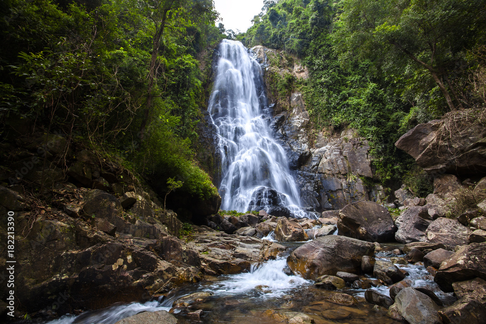 Khao Nan National Park,Sunanta Waterfall Nakhon Si Thammarat Thailadd. Khao Nan National Park,Sunanta Waterfall Nakhon Si Thammarat Thailadd.