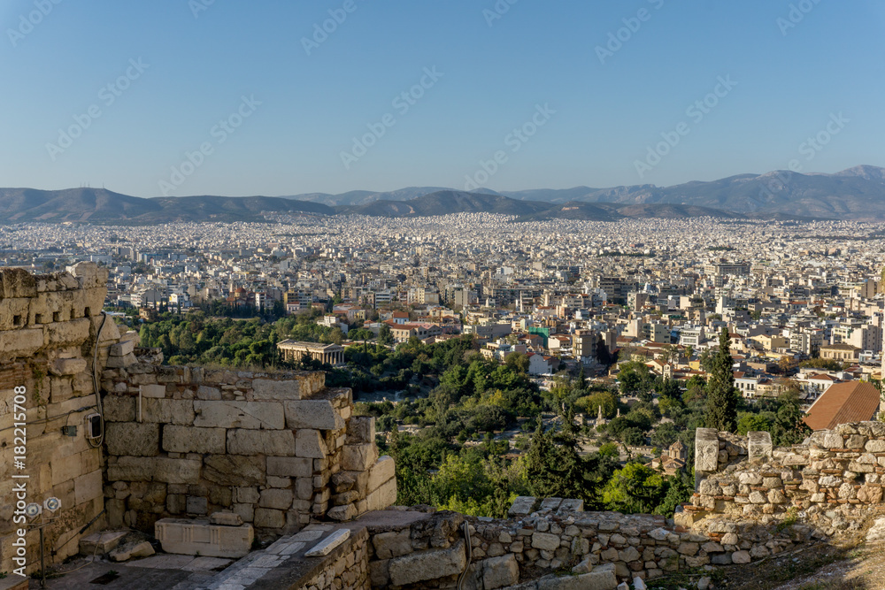 Photo from famous Lycabettus hill to Athens center