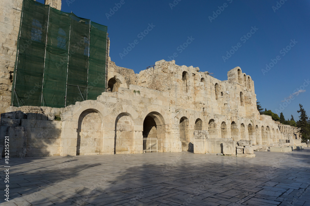 Fototapeta premium The Theater of Herod Atticus,in Athens, the capital of Greece
