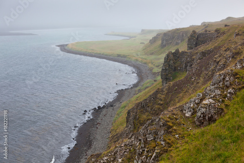 Western Icelandic sea coastline
