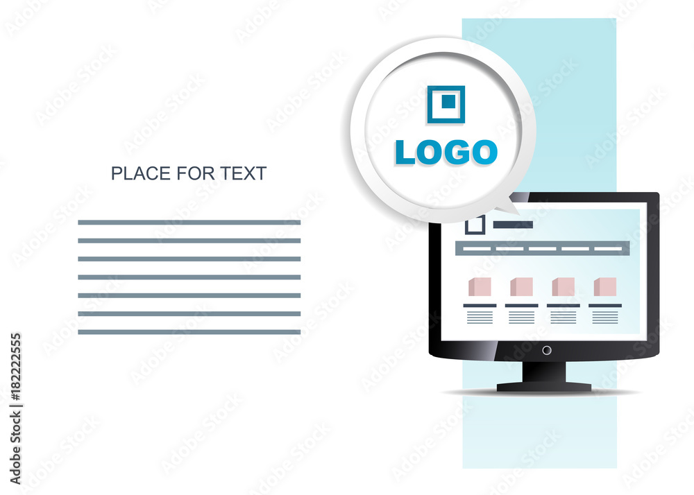 monitor and place for information brochure monitor and place for information brochure