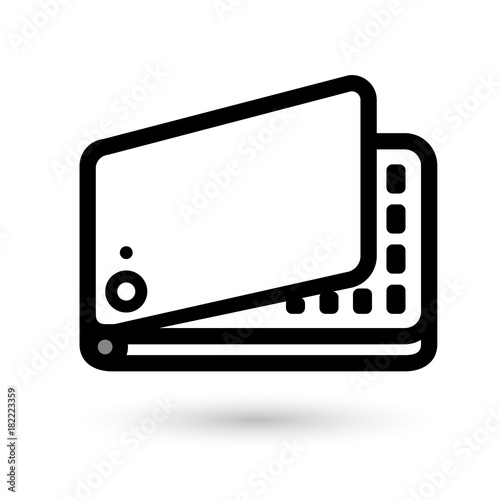 Mobile phone linear icon