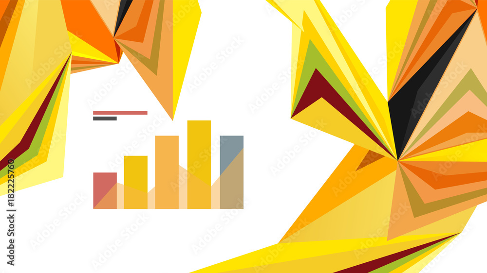 Modern triangle presentation template Modern triangle presentation template