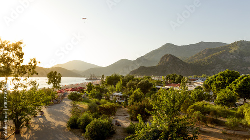 Panorama of Oludeniz, Turkey