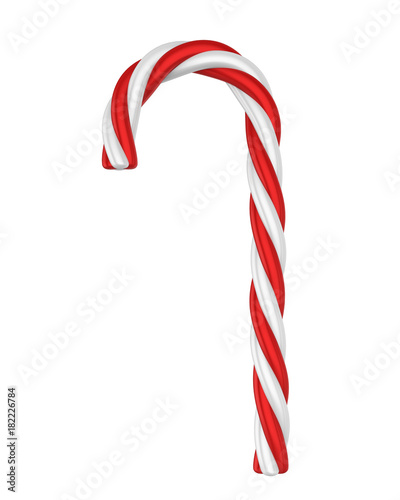 Christmas Candy Cane Isolated