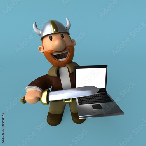 Viking - 3D Illustration