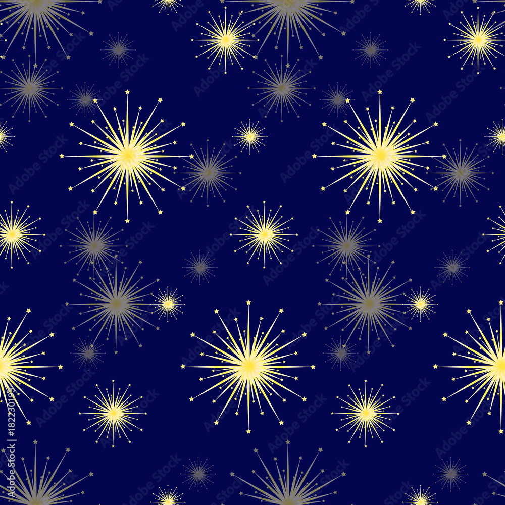 Naklejka premium Fashionable pattern in small flowers. Floral seamless background for textiles, fabrics, covers, wallpapers, print, gift wrapping and scrapbooking. Raster copy.