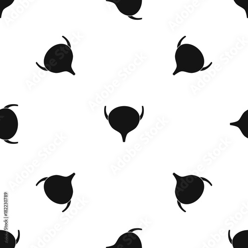 Bladder pattern seamless black