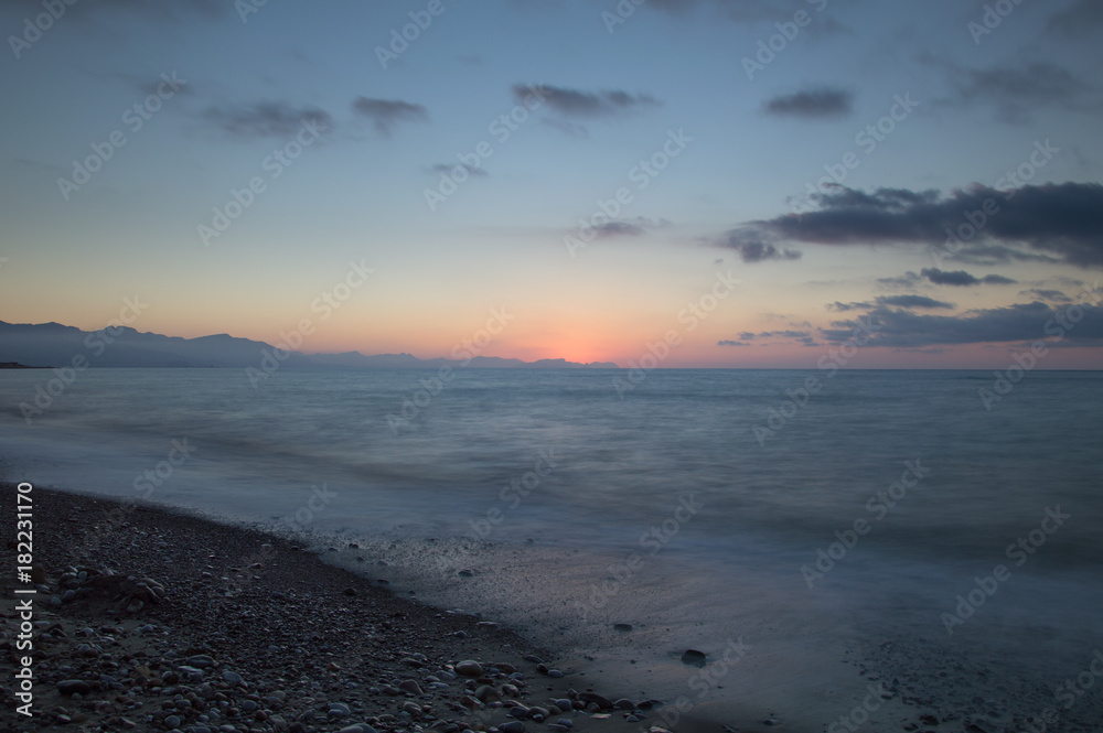 Sunset at Sicily beach 2