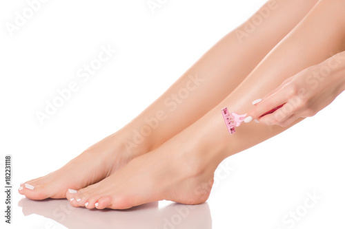 Female legs razor
