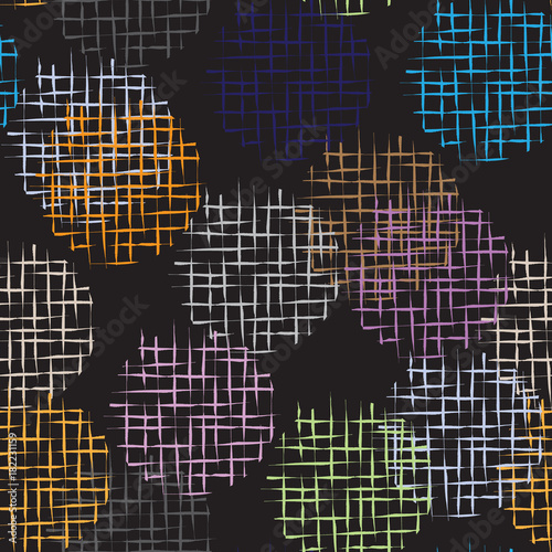 Handdrawn scribble grid tex...