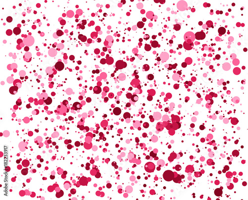 Abstract Red, Pink Circles background.