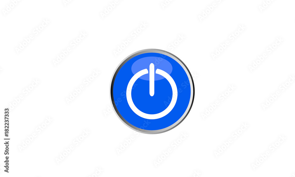power signal icon isolated power signal icon isolated