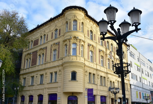Fényképezés Gyor,historic building of pedestrian mall