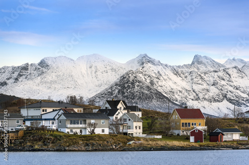 Sommaroy, a populated island located about 36 kilometres west of the city of Tromso in the western part of Troms county, Norway.