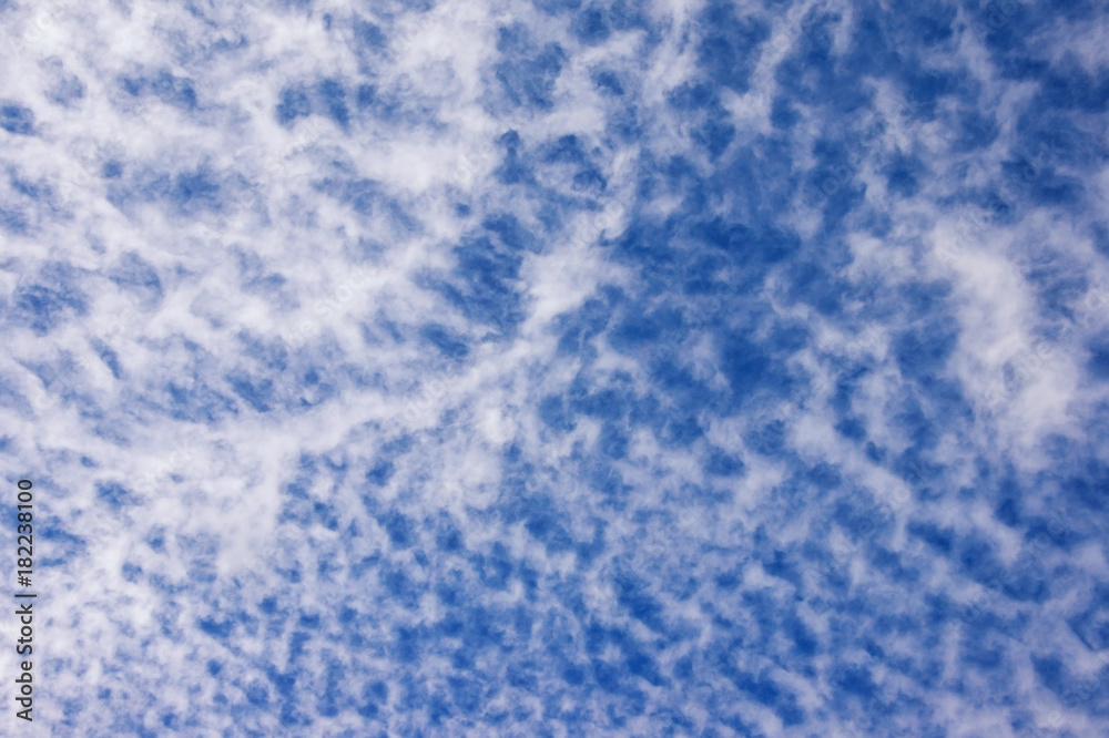 Background from the blue sky with white clouds