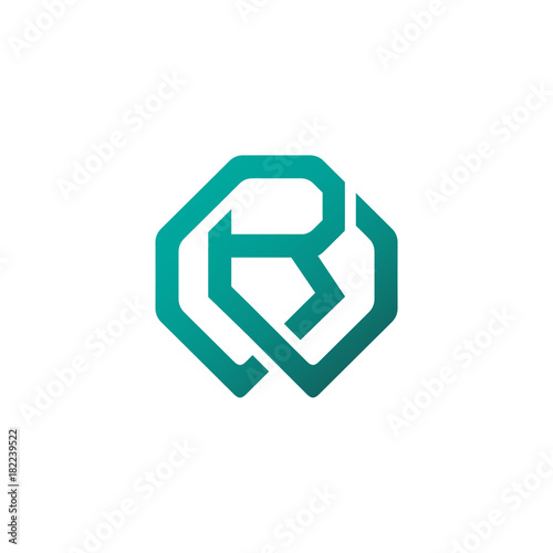 Monogram Letter B hexa Logo 