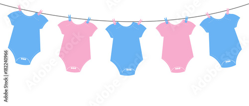 Canvas Print Baby body. Baby gender reveal
