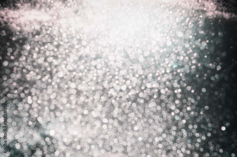 Festive glittery shiny bokeh background