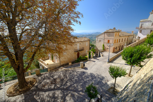 Canvas Print Village of Moresco, Marche