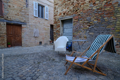 Fotografie Village of Moresco, Marche