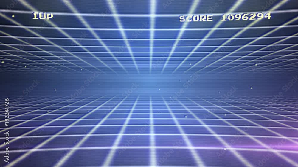8 bit Animated Motion Background
